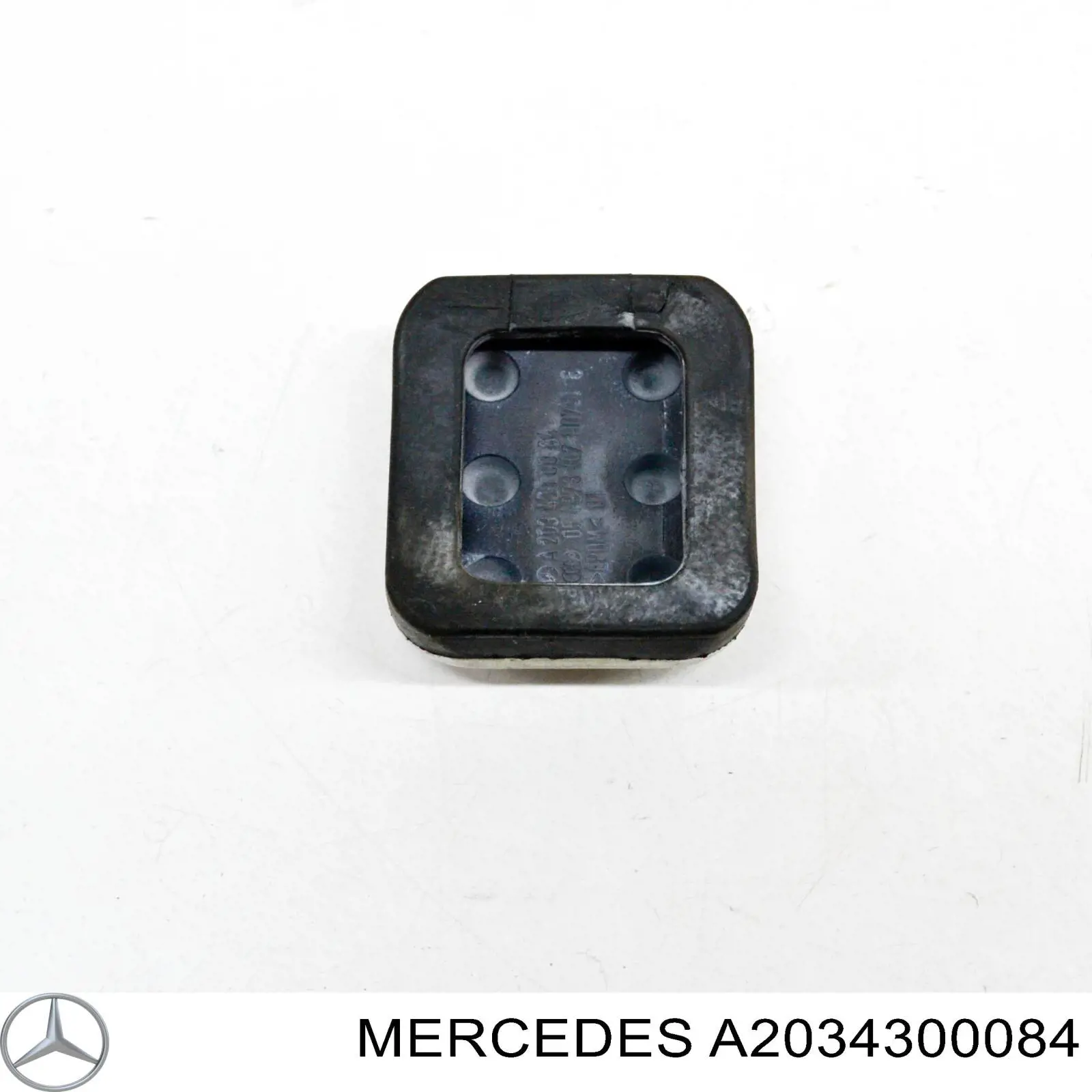 Revestimiento de pedal freno de estacionamiento para Mercedes C (W203)
