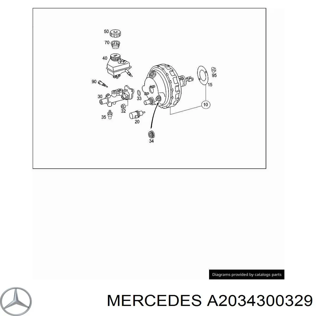 A2034300329 Mercedes