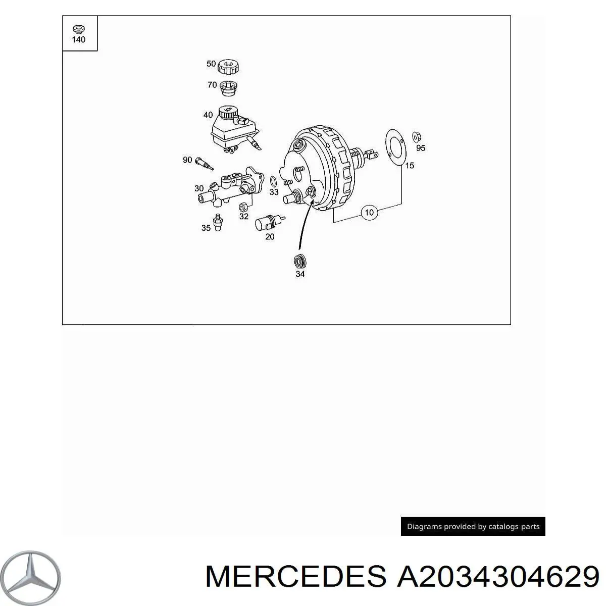 A2034304629 Mercedes