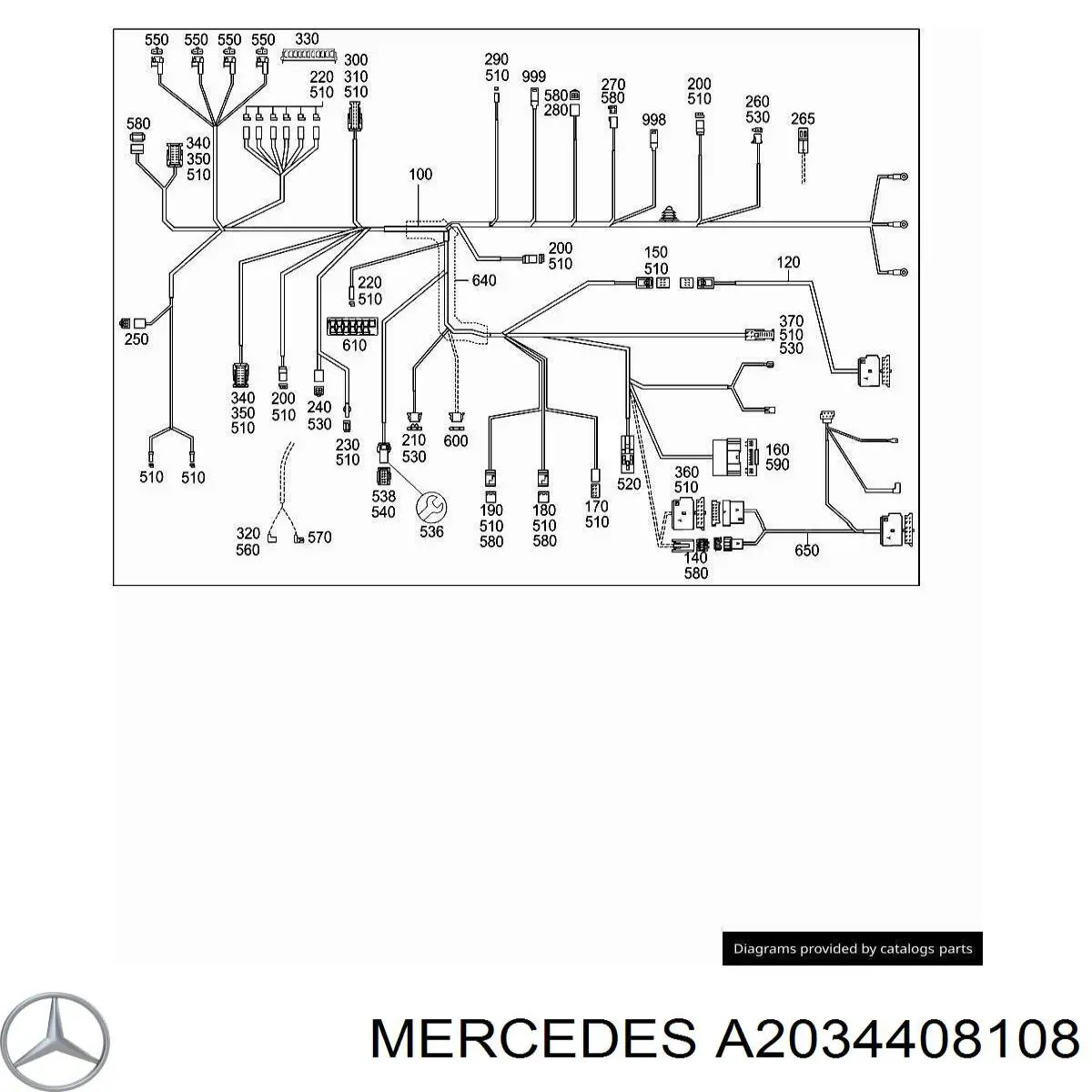  Mercedes A2034408108 precio, desde 78,47 EUR