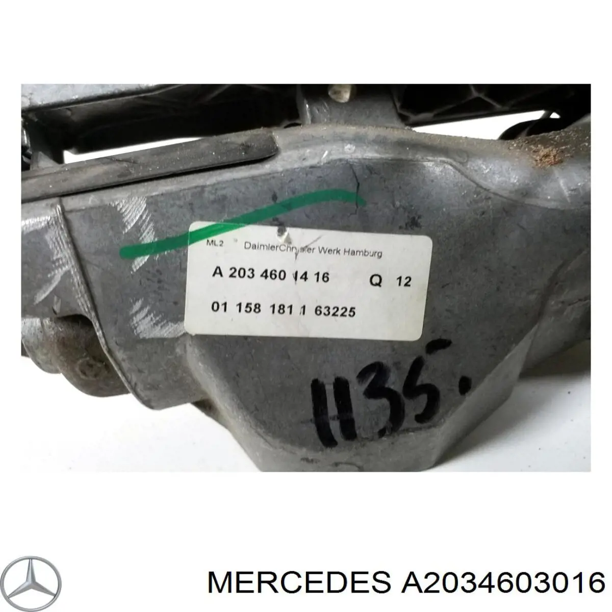 Columna de dirección Mercedes A2034603016 precio, desde 66,79 EUR