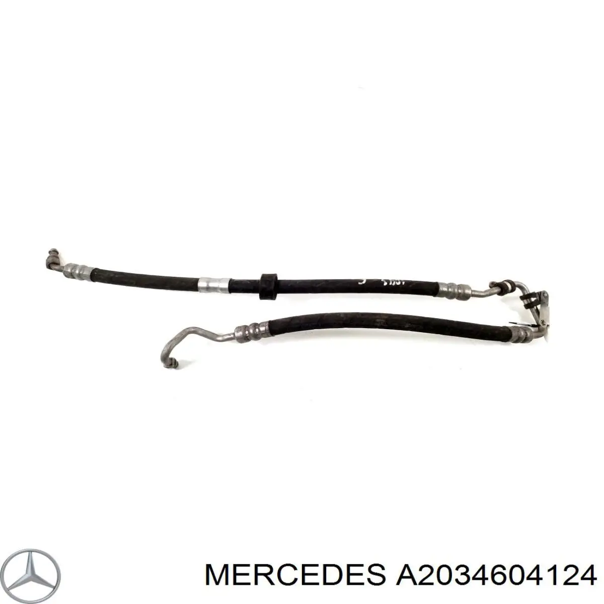 Manguera de alta presion de direccion, hidraulica para Mercedes C (W203)