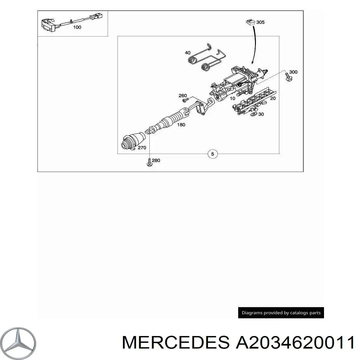  Mercedes A2034620011 precio, desde 18,85 EUR