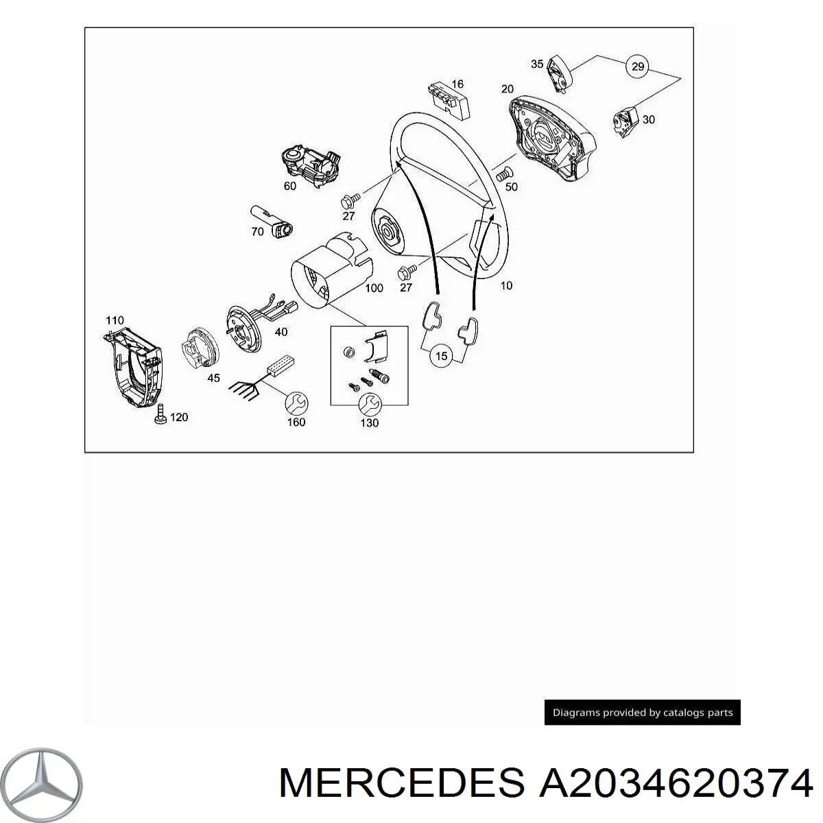 A2034620374 Mercedes 