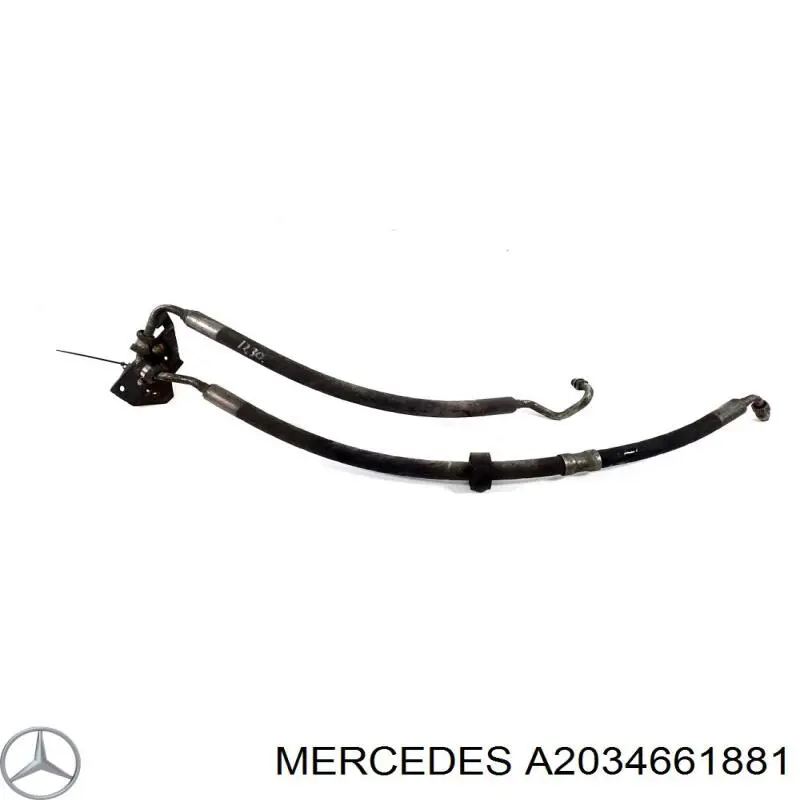 Manguera de alta presion de direccion, hidraulica para Mercedes C (S203)