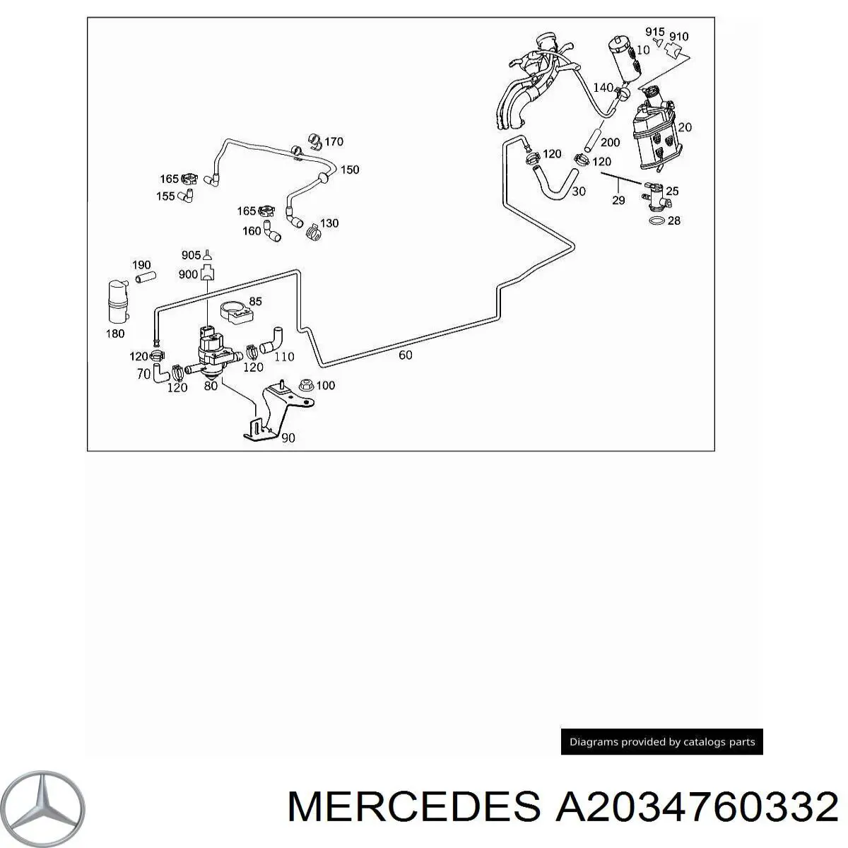 A2034760332 Mercedes