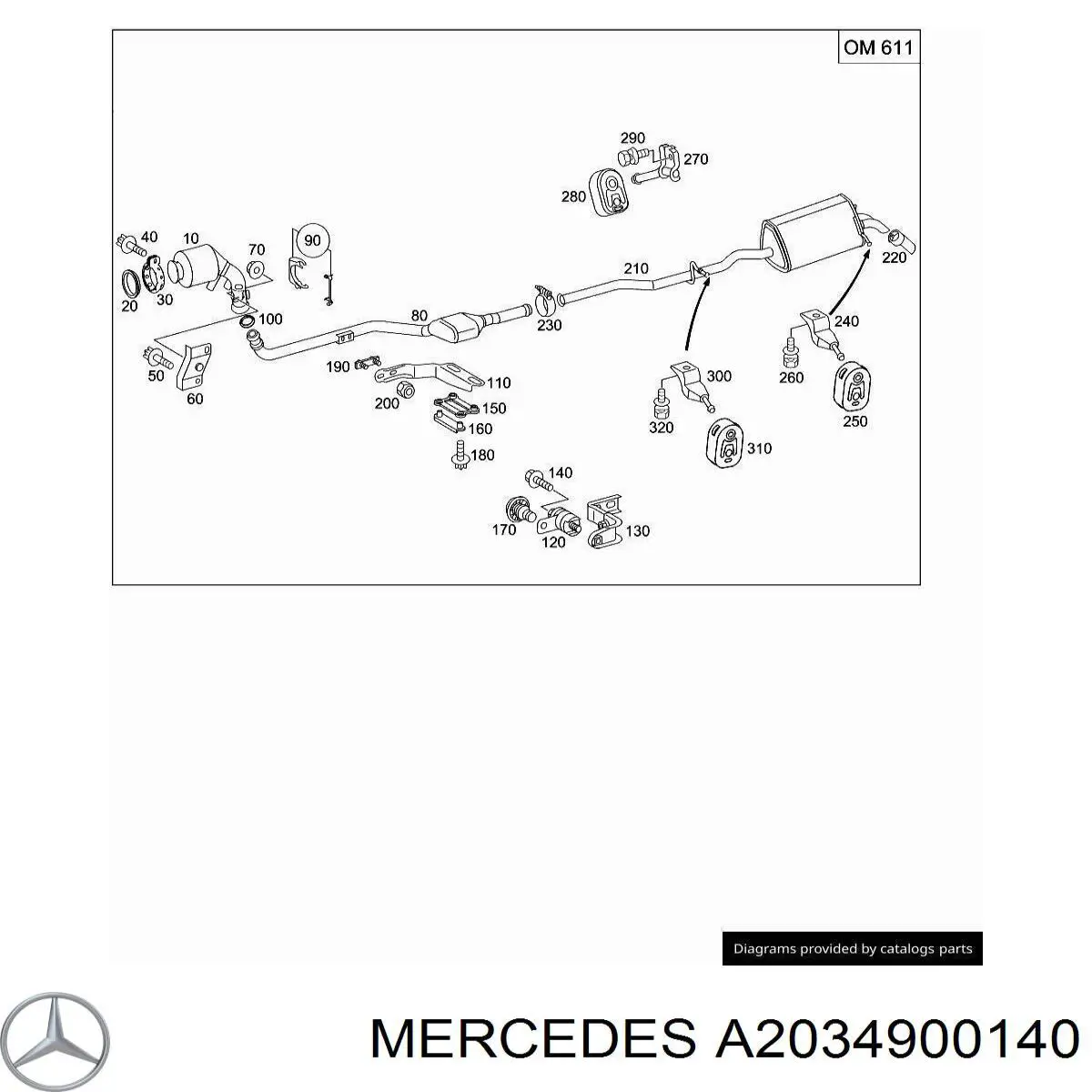 A2034900140 Mercedes