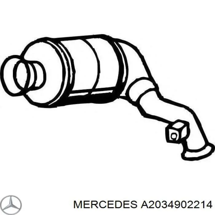 Comprar A2034902214 Mercedes Catalizador