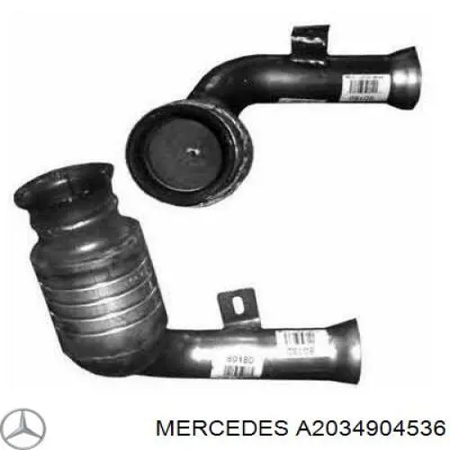 A2034904536 Mercedes catalizador