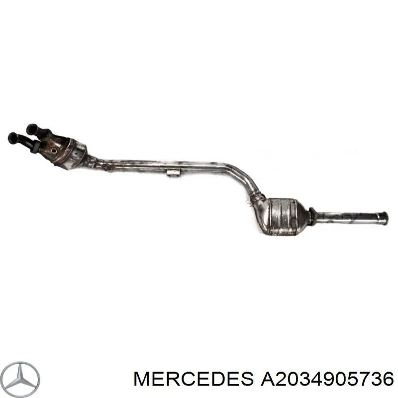 A2034905736 Mercedes catalizador