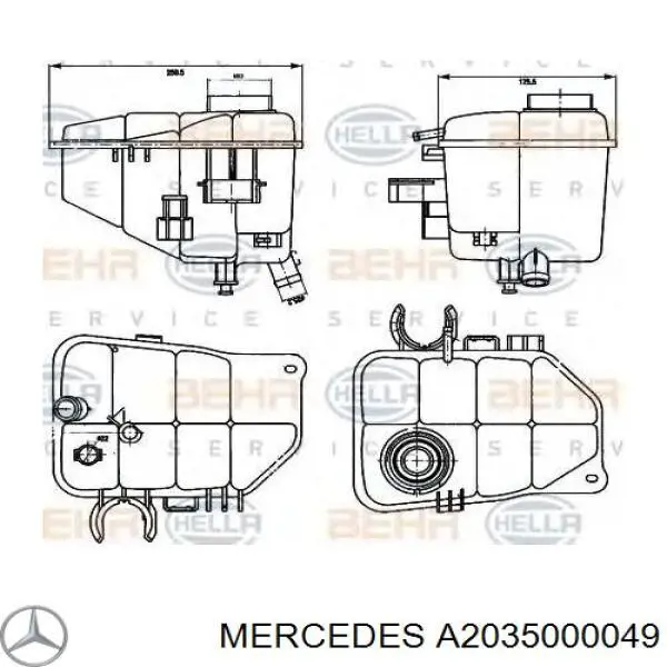 Comprar A2035000049 Mercedes Deposito expansion