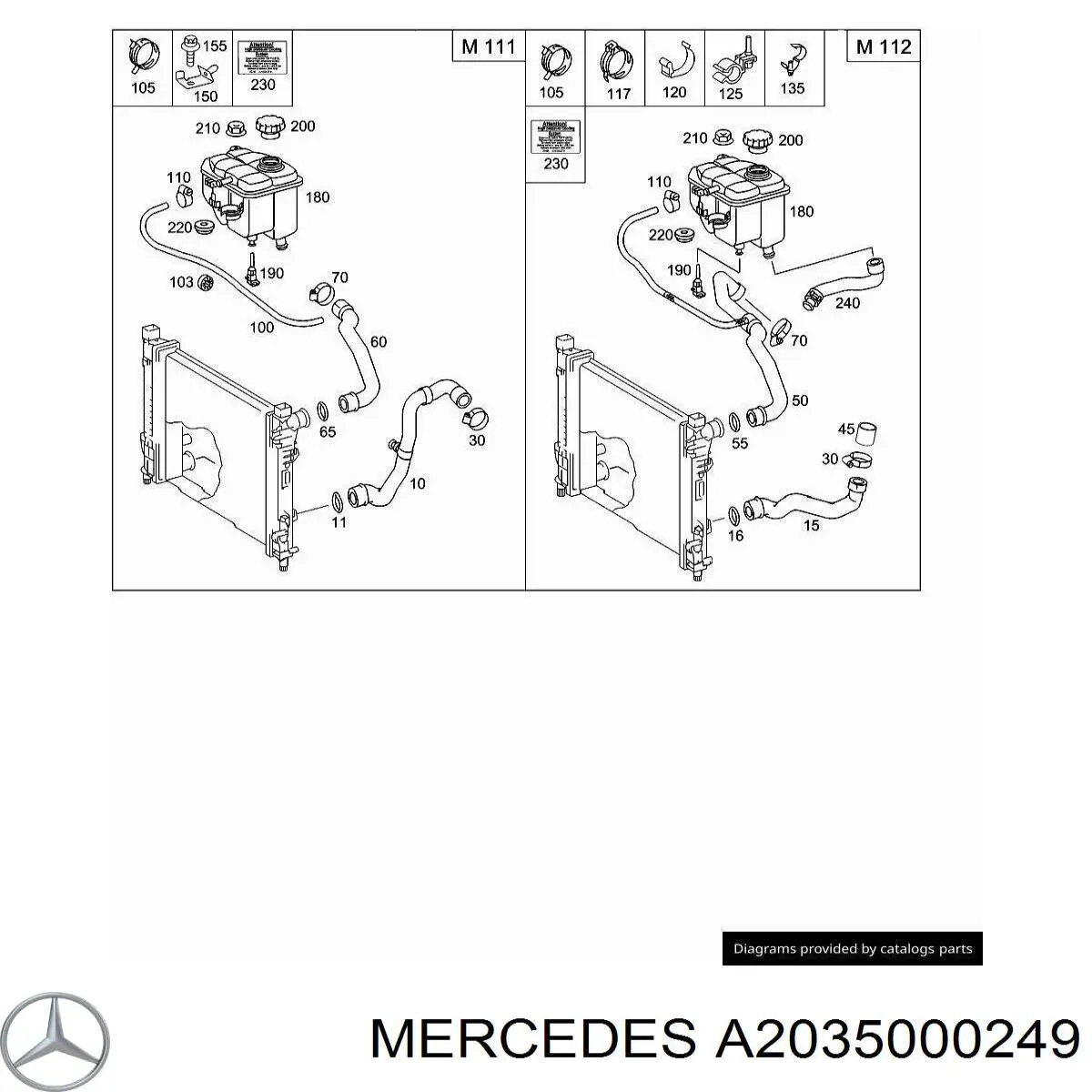 A2035000249 Mercedes