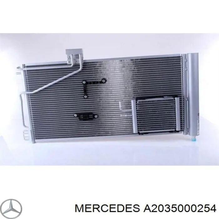 A2035000254 Mercedes condensador aire acondicionado