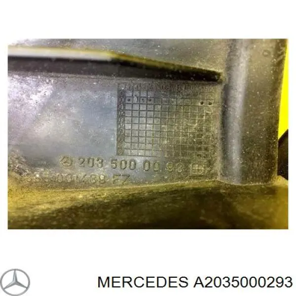 Ventilador de radiador A2035000293 Mercedes
