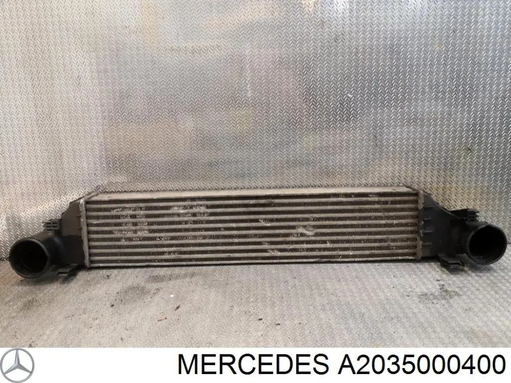 A2035000400 Mercedes radiador de aire de admisión