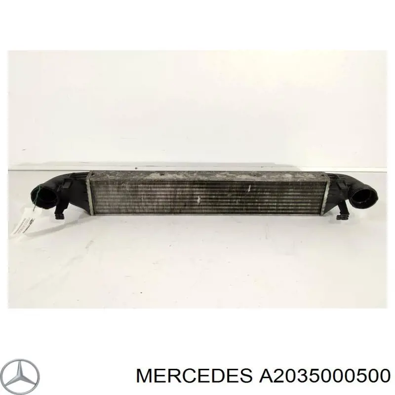 A2035000500 Mercedes radiador de aire de admisión