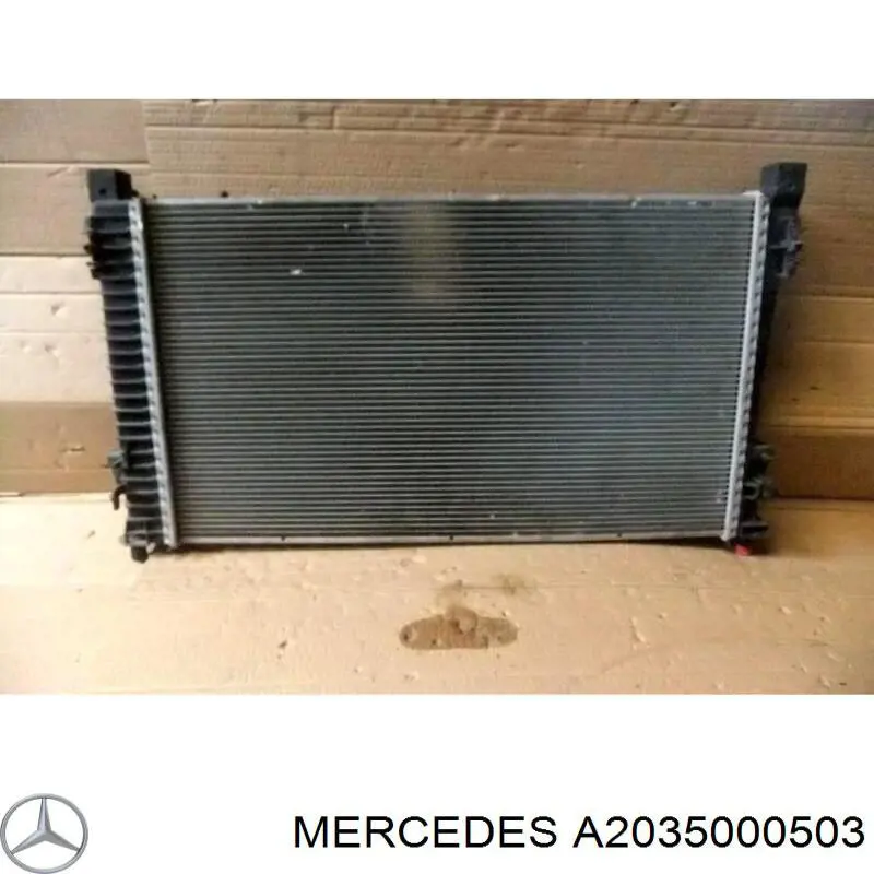 A2035000503 Mercedes radiador