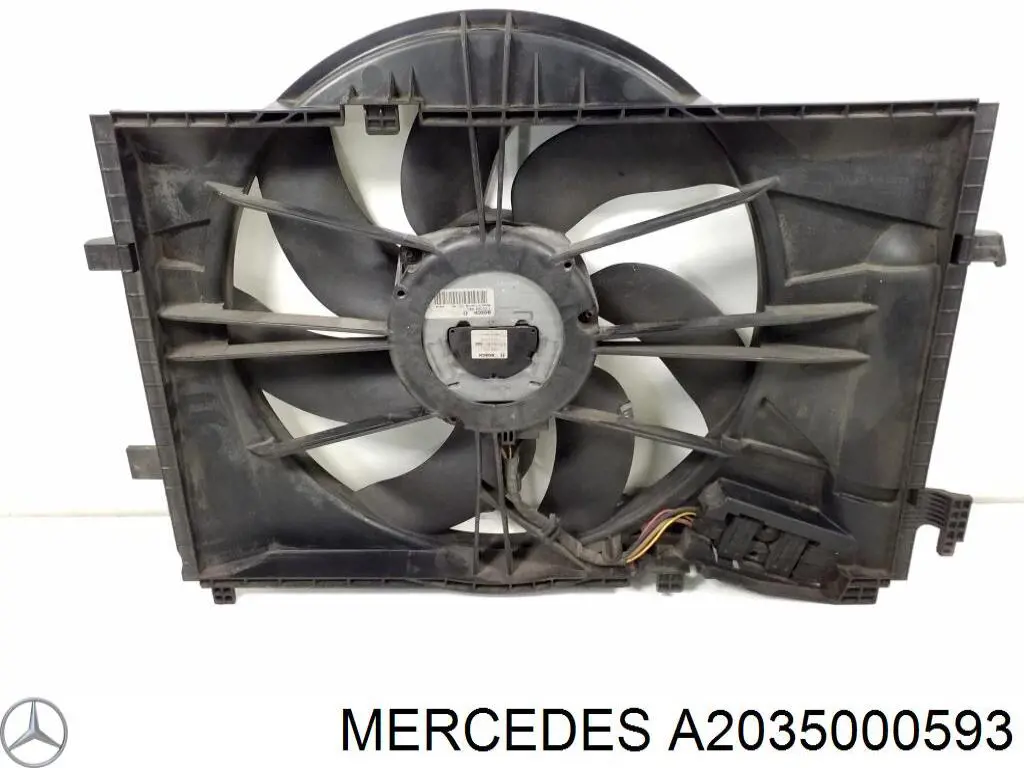 A2035000593 Mercedes Electroventilador del motor