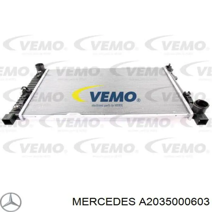 Comprar A2035000603 Mercedes Radiador de auto