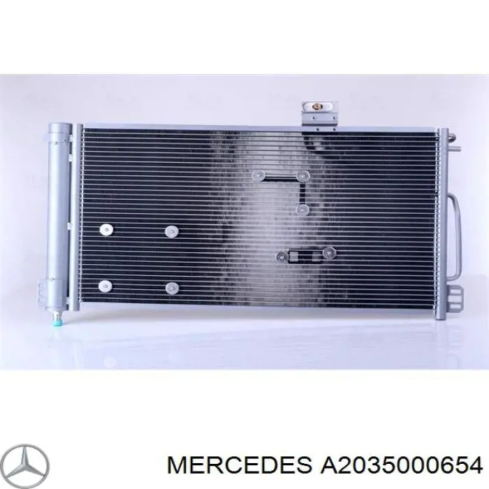 A2035000654 Mercedes condensador aire acondicionado