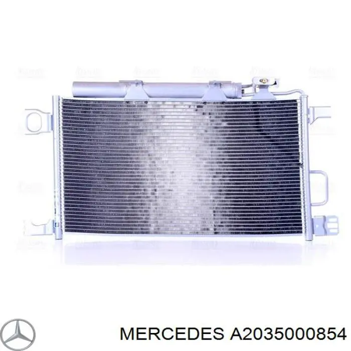 A2035000854 Mercedes condensador aire acondicionado