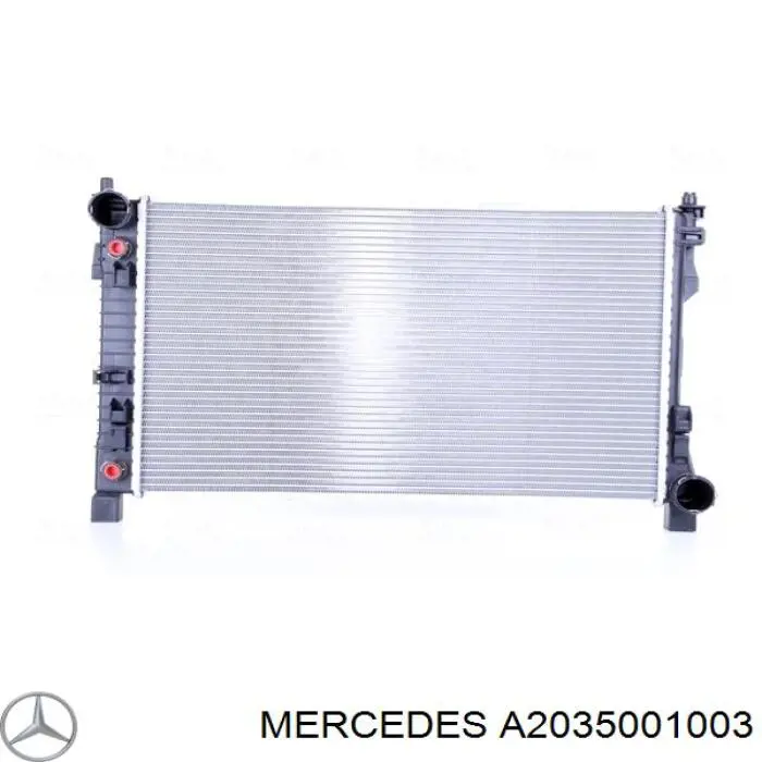 Comprar A2035001003 Mercedes Radiador de auto