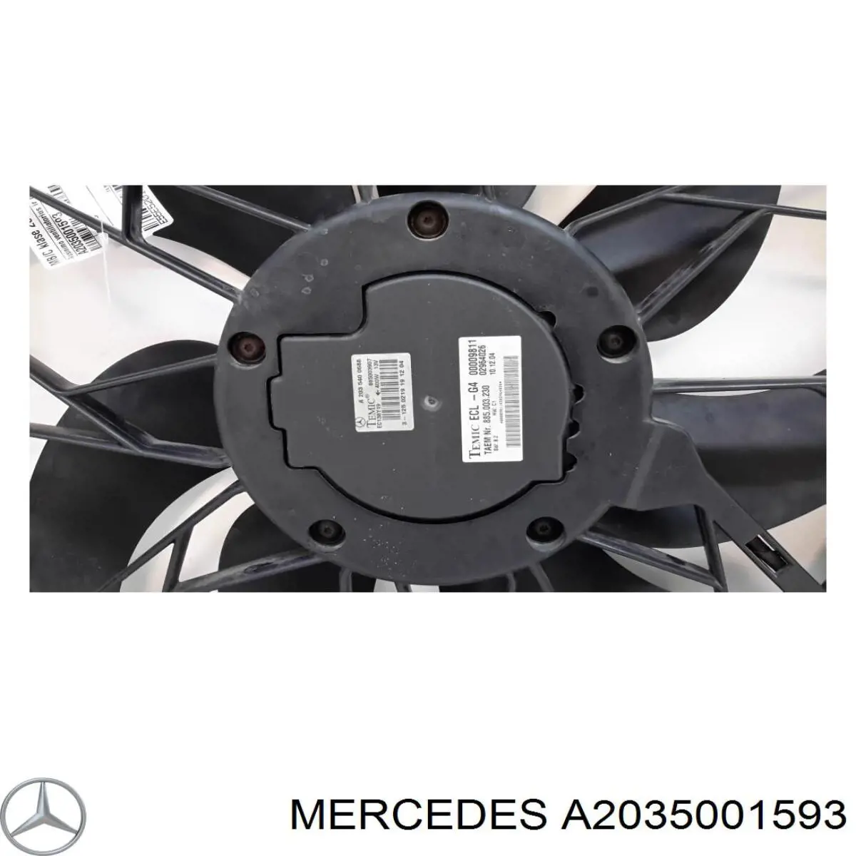 Comprar A2035001593 Mercedes Ventilador de radiador
