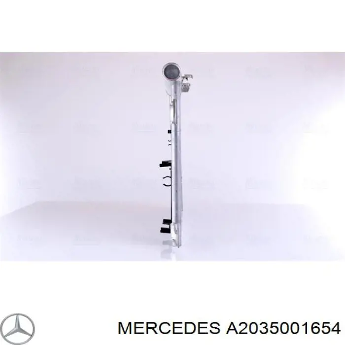 A2035001654 Mercedes condensador aire acondicionado
