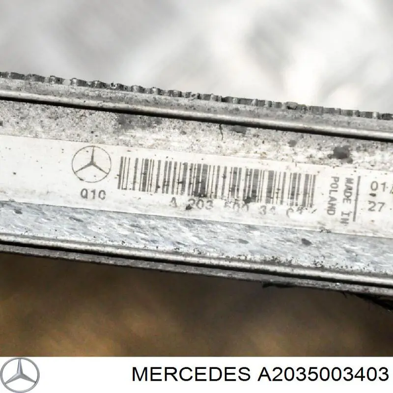 Água radiador Mercedes A2035003403 precio, desde 105,30 EUR