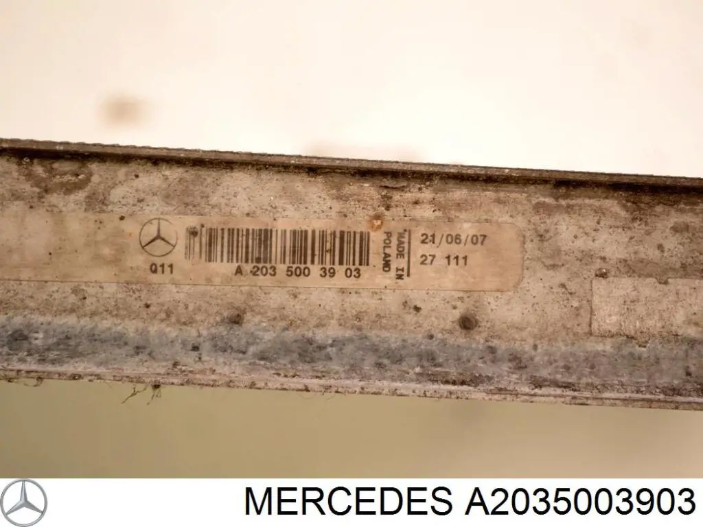 Radiador A2035003903 Mercedes
