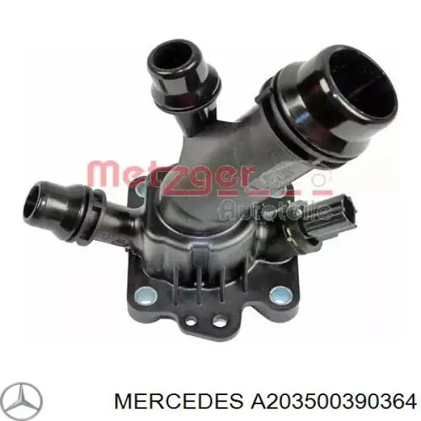 A203500390364 Mercedes radiador refrigeración del motor