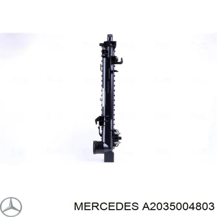 A2035004803 Mercedes radiador refrigeración del motor