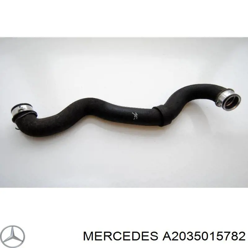 A2035015782 Mercedes tubería de radiador arriba