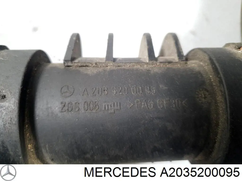 A2035200095 Mercedes tubo flexible de aire de sobrealimentación izquierdo