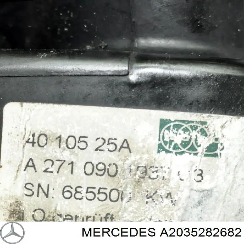 Tubo intercooler A2035282682 Mercedes