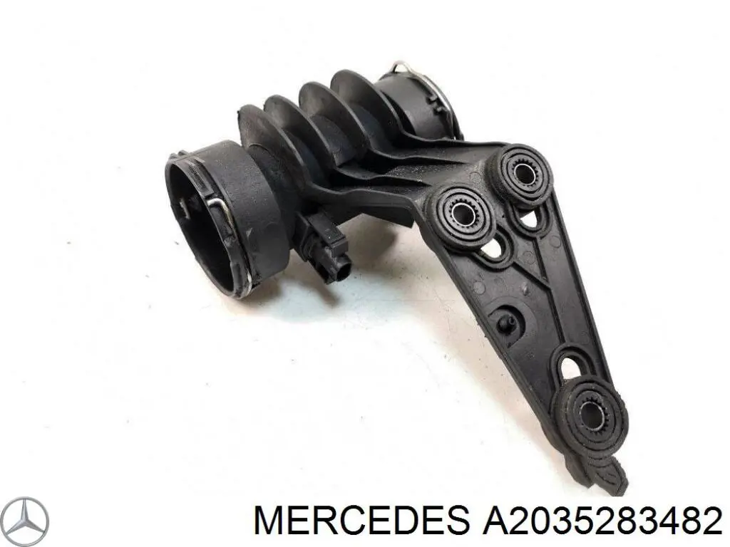 2035283482 Mercedes tubo flexible de aire de sobrealimentación derecho