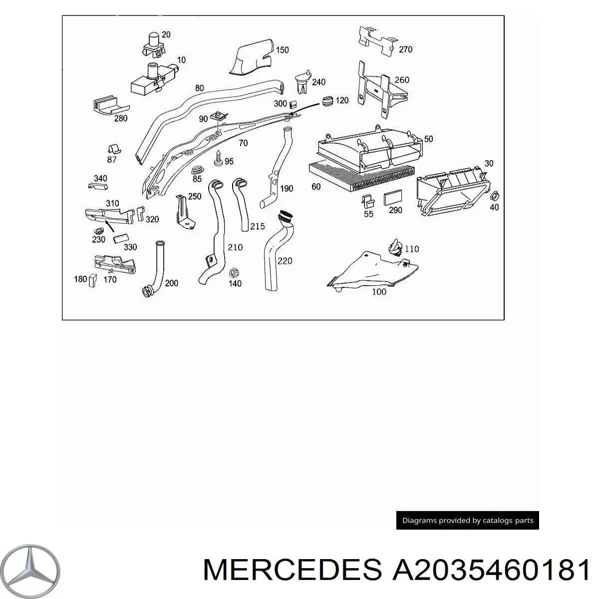 A2035460181 Mercedes 