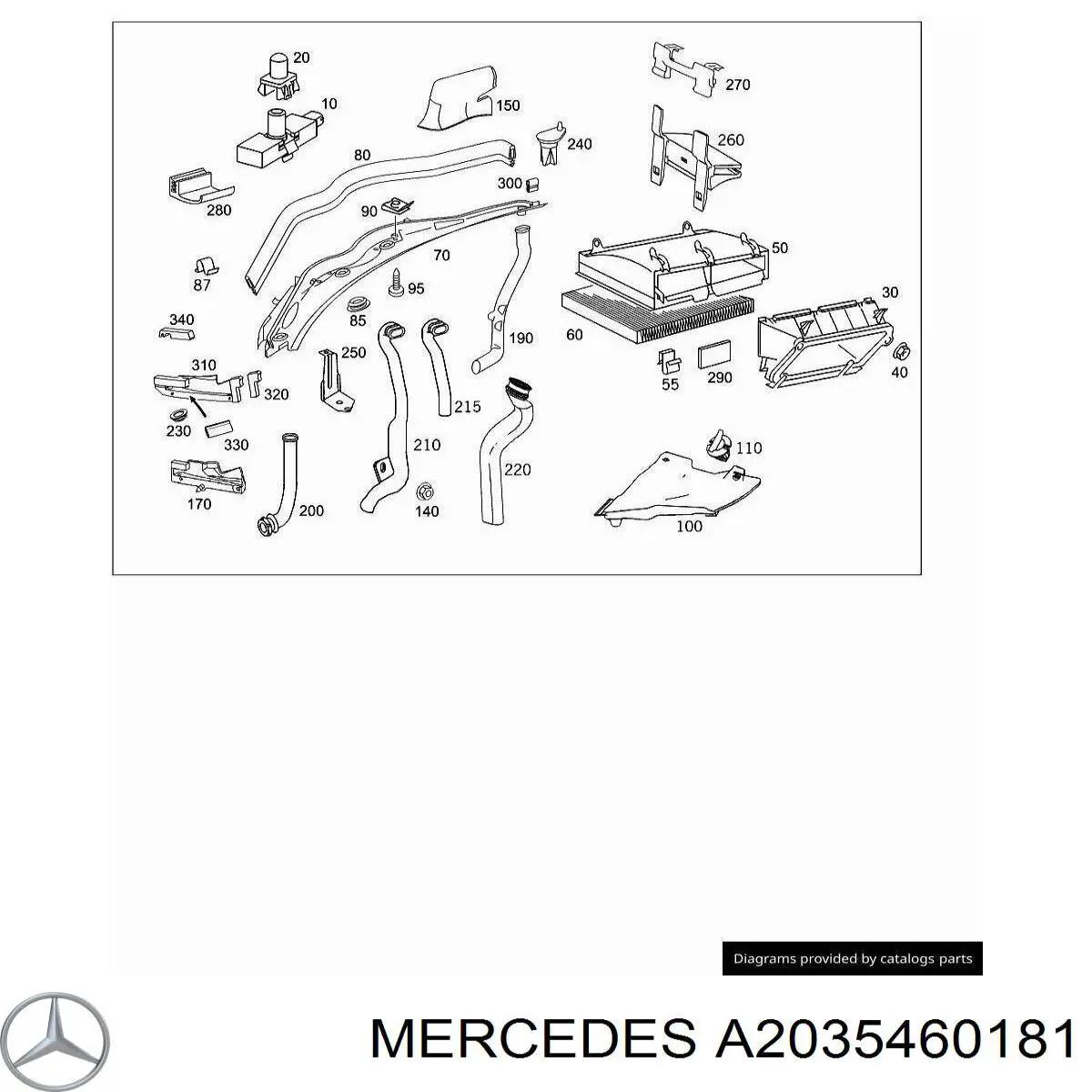  Mercedes A2035460181 precio, desde 5,72 EUR