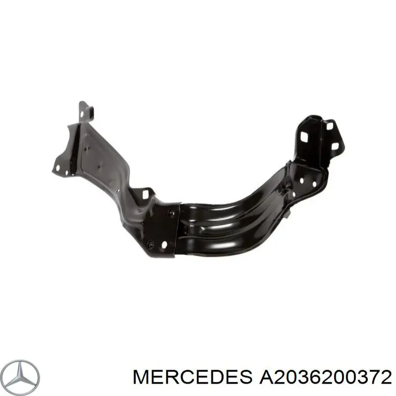 Soporte de radiador izquierdo para Mercedes C (W203)