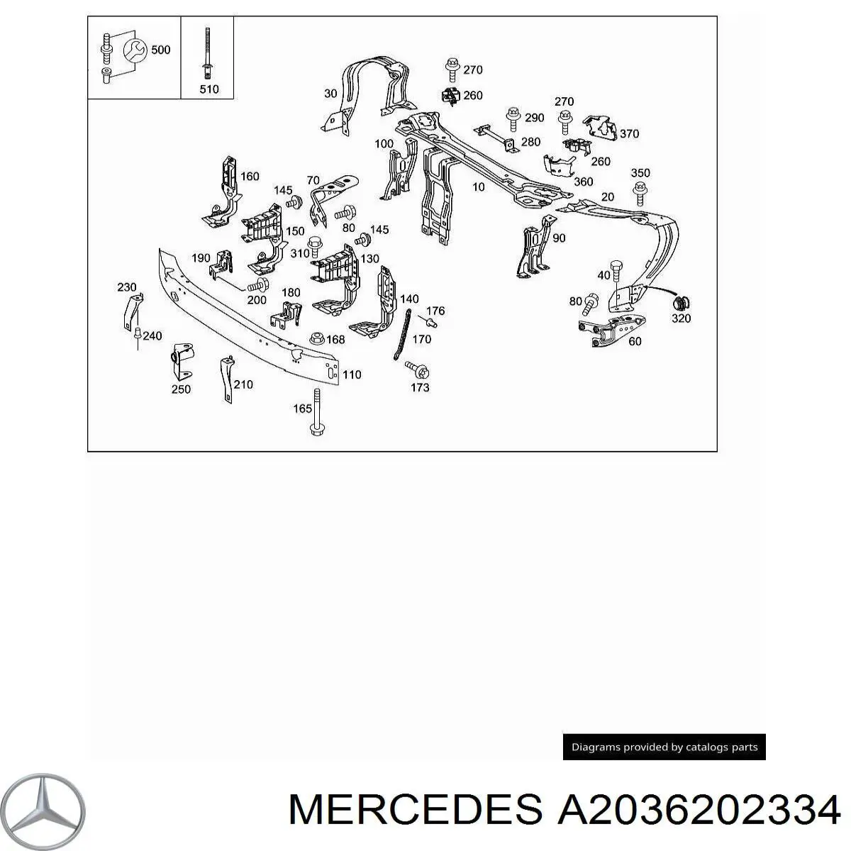 A2036202334 Mercedes 