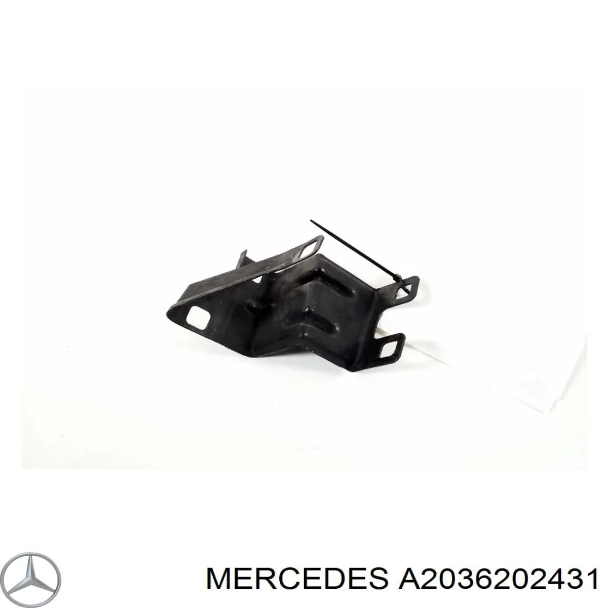 A2036202431 Mercedes soporte inferior de la abrazadera del radiador