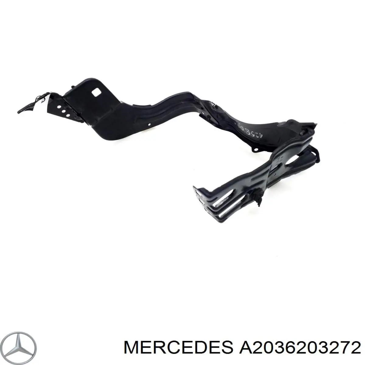 Comprar A2036203272 Mercedes Soporte derecho del radiador (panel de montaje para faros)