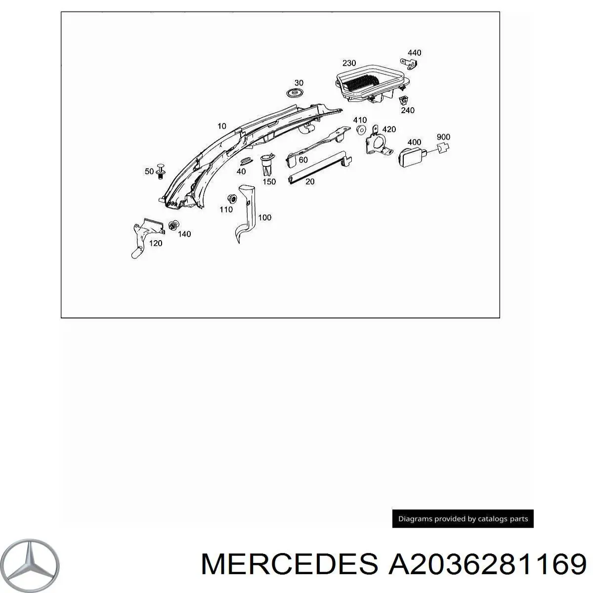  Mercedes A2036281169 precio, desde 8,56 EUR