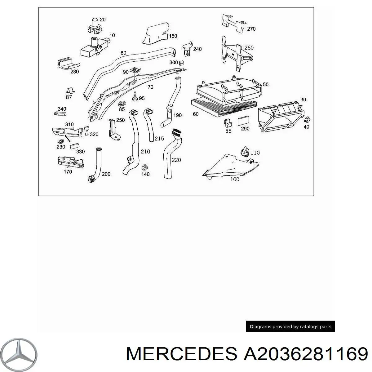 A2036281169 Mercedes 