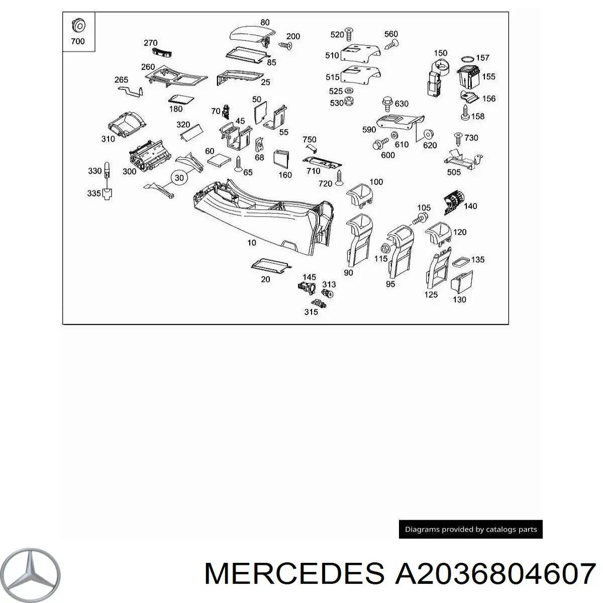 A2036804607 Mercedes