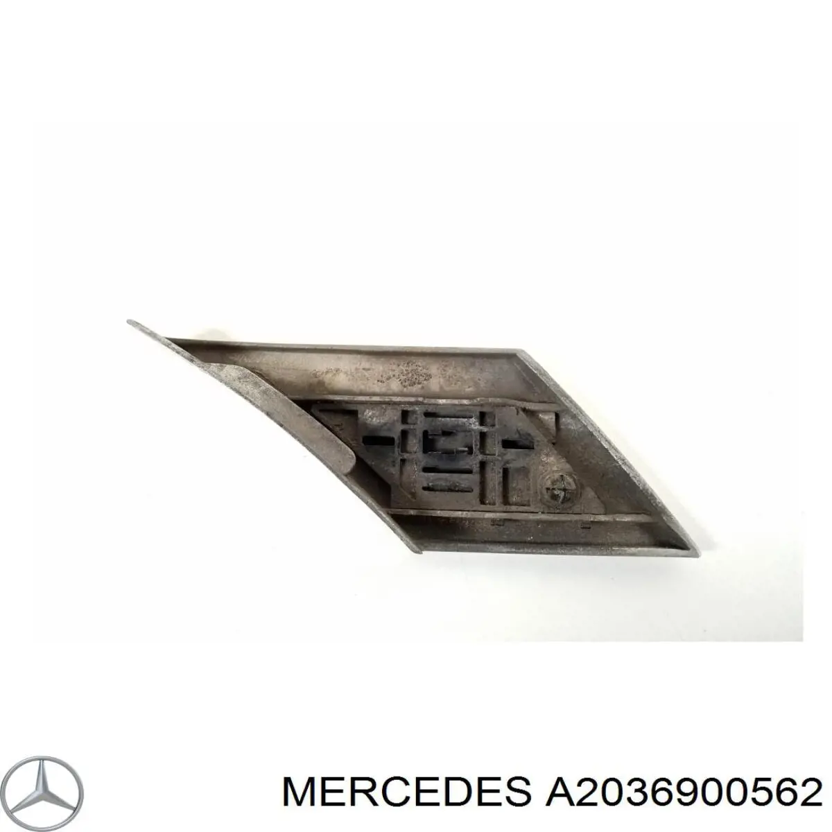 A20369005629999 Mercedes moldura de guardabarro trasero izquierdo