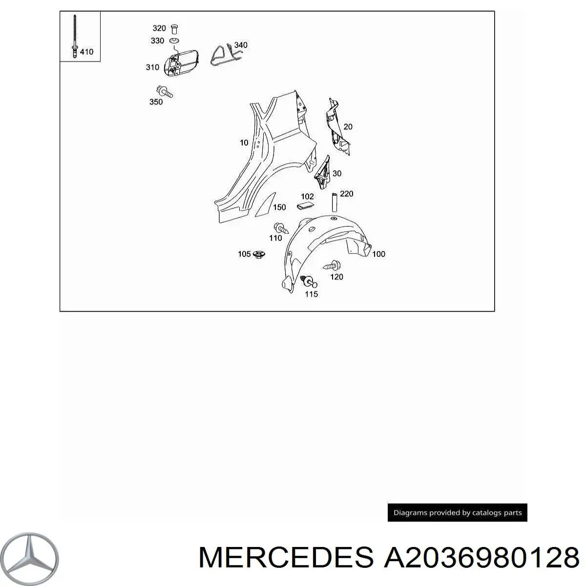 Comprar A2036980128 Mercedes 