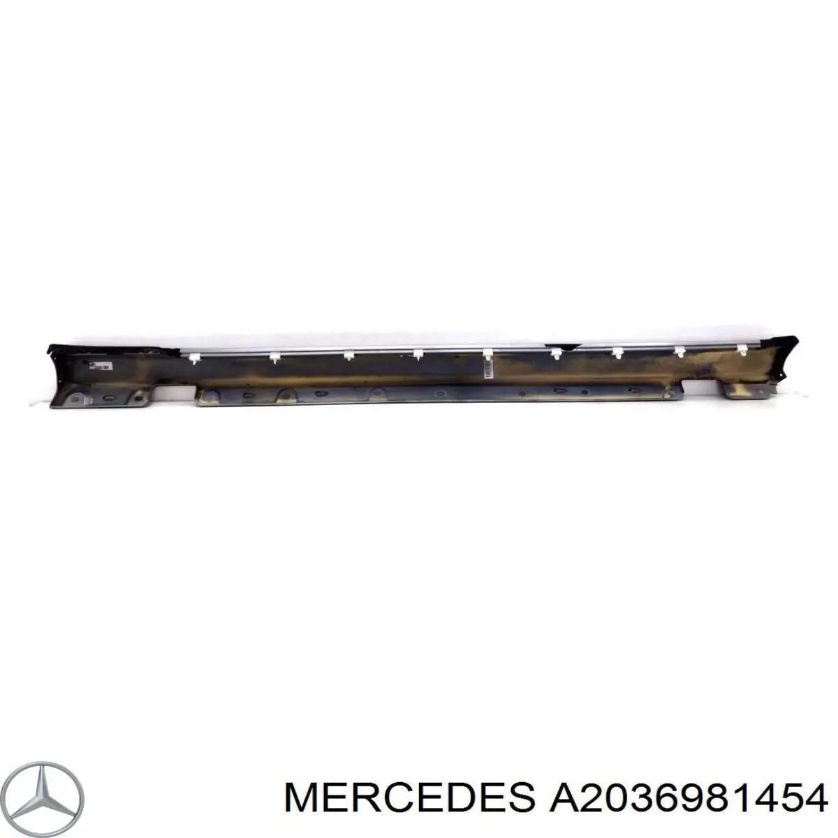 Moldura de umbral exterior derecha para Mercedes C (W203)
