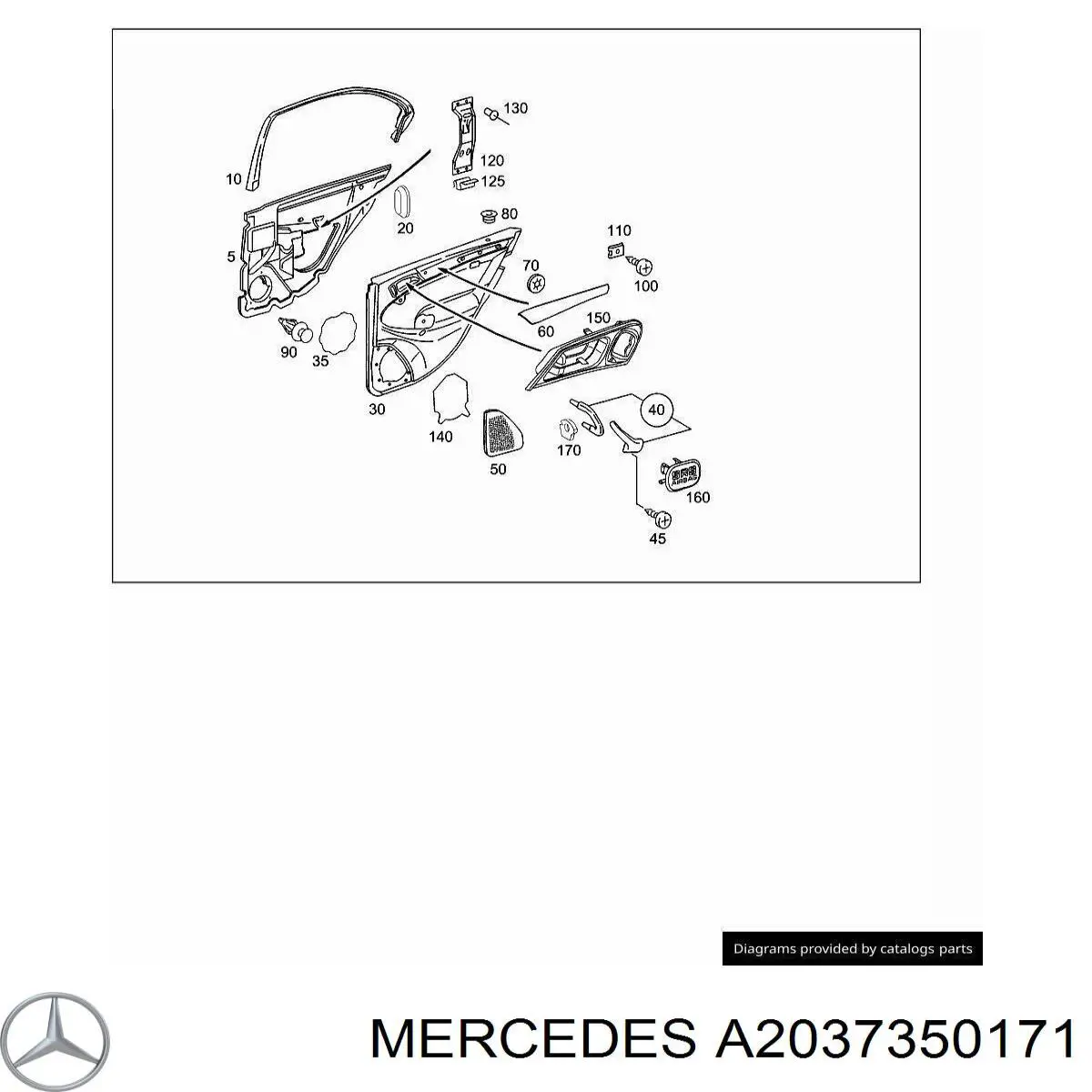 A2037350171 Mercedes