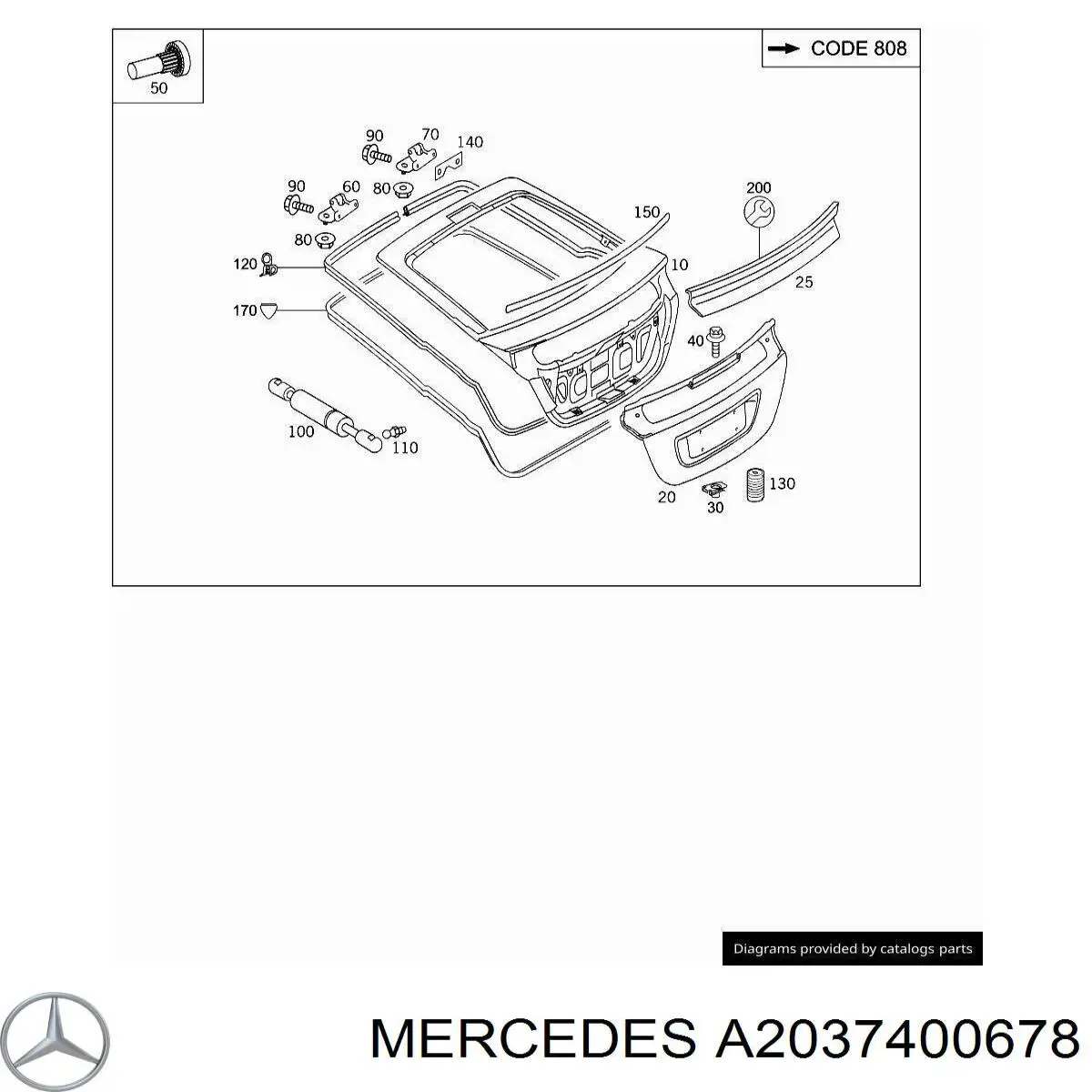 A2037400078 Mercedes 